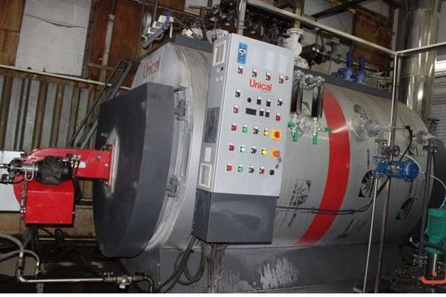 Паровой котёл Unical 2 × BAHR'12 3000 OR IMC — Дмитровский молочный завод