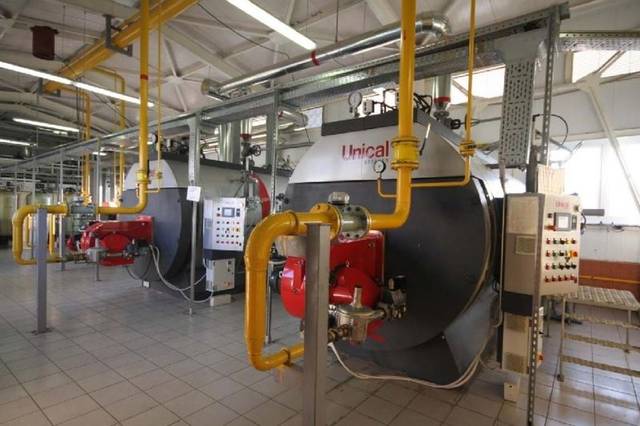 Паровой котёл Unical TRYPASS'12 6300 — ОАО «Консервсушпрод»